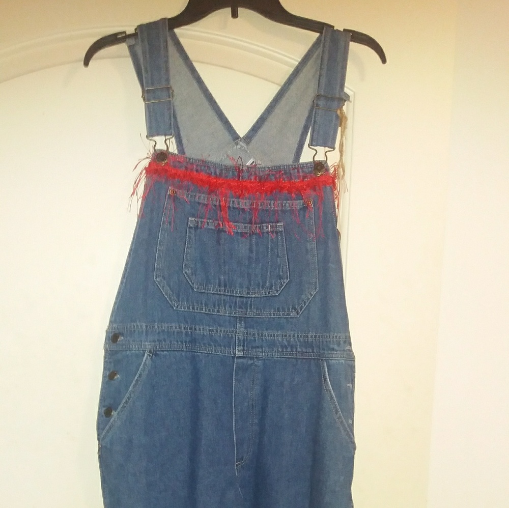 "NEW WITH TAGS" Upcycled  OVERALLS
